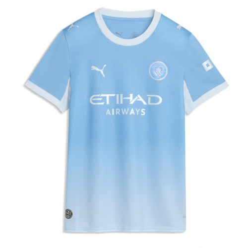 Stroje piłkarskie Manchester City Koszulka Podstawowej dla damskie 2026-27 Krótki Rękaw